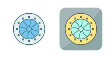 icône de vecteur de diaphragme optique unique