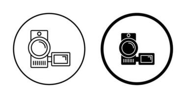 icône de vecteur d'enregistreur vidéo