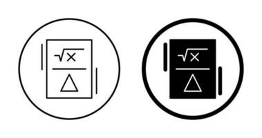 icône de vecteur de formule
