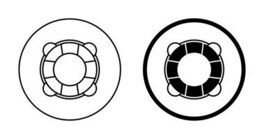 icône de vecteur de bouée de sauvetage