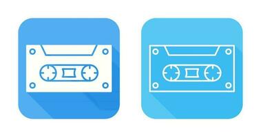 icône de vecteur de cassette