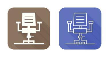 icône de vecteur de chaise de bureau
