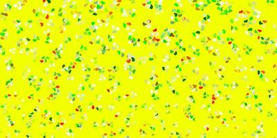 motif vectoriel jaune vert clair avec des formes abstraites