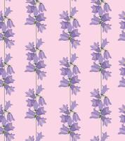 motif floral sans soudure fond de jacinthe de fleurs vecteur