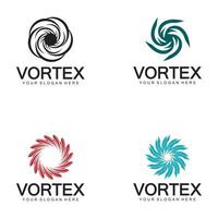 vortex logo symbole icône illustration design vecteur