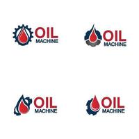 modèle de conception de vecteur de l'industrie pétrolière
