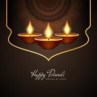 Abstrait joyeux Diwali beau fond religieux vecteur