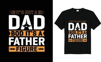 les pères journée T-shirt conception vecteur, pour T-shirt impression et autre les usages, gratuit vecteur
