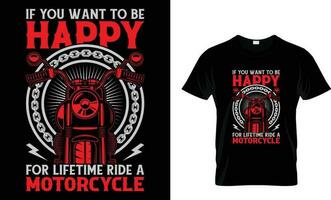 moto T-shirt conception, moto t chemise conception vecteur