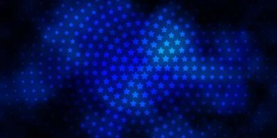 disposition vectorielle bleu foncé avec des étoiles brillantes vecteur