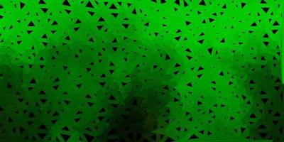 modèle de triangle abstrait vecteur vert foncé