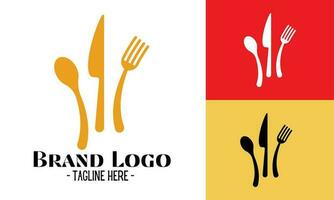 restaurant logo conception vecteur, moderne logos concept vecteur