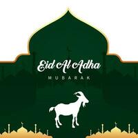 vecteur islamique eid Al adha Contexte élégant concept