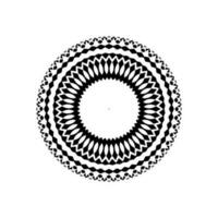 géométrique motif modèle, artistique en forme de cercle, monochrome et minimalisme, moderne contemporain mandala, pour décoration, arrière-plan, décoration ou graphique conception élément. vecteur illustration