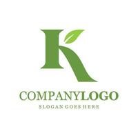 initiale lettre k logo vecteur conception