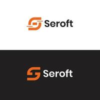 s lettre logo, lettre logo vecteur