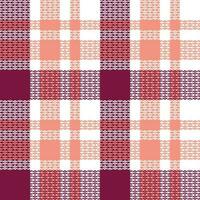 Écossais tartan sans couture modèle. vichy motifs modèle pour conception ornement. sans couture en tissu texture. vecteur