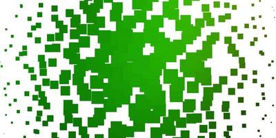 texture vecteur vert clair dans des rectangles de style rectangulaire avec dégradé coloré sur modèle de fond abstrait pour téléphones portables