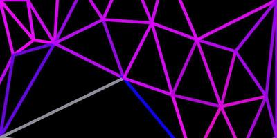 fond d'écran de polygone dégradé vecteur violet foncé