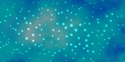 disposition vectorielle bleu foncé avec illustration colorée d'étoiles brillantes dans un style abstrait avec motif d'étoiles dégradées pour emballer des cadeaux vecteur
