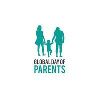 honorer le piliers de aimer, global journée de Parents vecteur