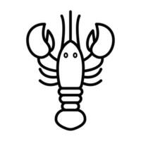 création de logo de homard vecteur