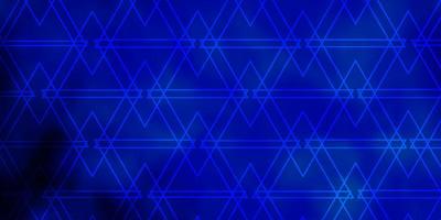 fond de vecteur bleu clair avec illustration de triangles de lignes avec motif de triangles dégradés colorés pour sites Web