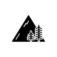 camping vecteur icône. une randonnée illustration signe. tourisme symbole ou logo.