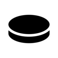 le hockey palet icône vecteur. le hockey illustration signe. sport symbole ou logo. vecteur
