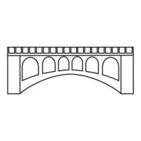 pont icône vecteur. pont Icônes, divers des ponts illustration symbole collection. vecteur