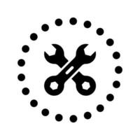 réglages vecteur icône. développement vecteur icône. mises à jour symbole. réparation logo.