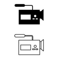 cinéma vecteur icône. film illustration symbole. film maison signe ou logo.