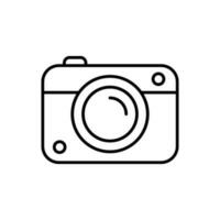 caméra icône vecteur. la photographie icône vecteur. photo symbole. vecteur