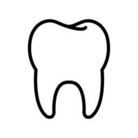 dent vecteur icône. les dents illustration signe. dentiste logo ou symbole.