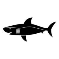 requin icône vecteur. mer la vie illustration signe. poisson symbole ou logo. vecteur