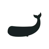 baleine icône vecteur. sperme baleine illustration signe. poisson symbole. océan logo. vecteur
