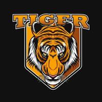 tigre logo conception pour modèle vecteur