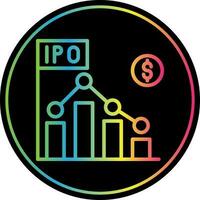 ipo vecteur icône conception