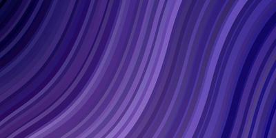 texture vecteur violet clair avec illustration colorée d'arc circulaire avec motif de lignes courbes pour les pages de destination des sites Web