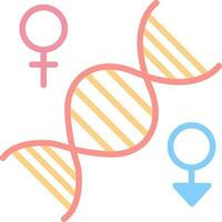 conception d'icône de vecteur de chromosome