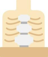 cage thoracique vecteur icône conception