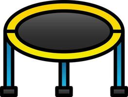 conception d'icône de vecteur de trampoline