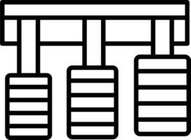 pédales vecteur icône
