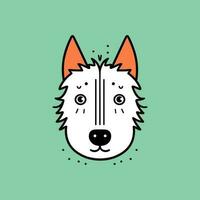 une charmant kawaii chien illustration, parfait pour ajouter une toucher de Mignonnerie à tout projet. vecteur