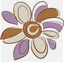 minimaliste floral vecteur art des illustrations pour occasions modèle ancien mode main tiré décor