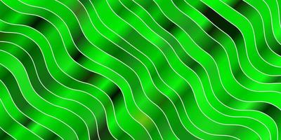 fond de vecteur jaune vert clair avec des lignes échantillon lumineux avec motif de formes de lignes pliées colorées pour les pages de destination des sites Web