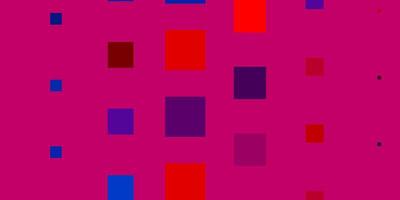 motif vectoriel rouge bleu clair dans une illustration de style carré avec un ensemble de motifs de rectangles dégradés pour les publicités