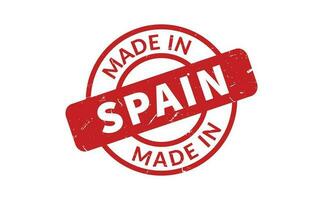 fabriqué dans Espagne caoutchouc timbre vecteur
