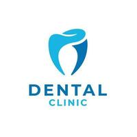 Créatif dentaire clinique logo conception illustration symbole icône vecteur
