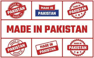 fabriqué dans Pakistan caoutchouc timbre ensemble vecteur